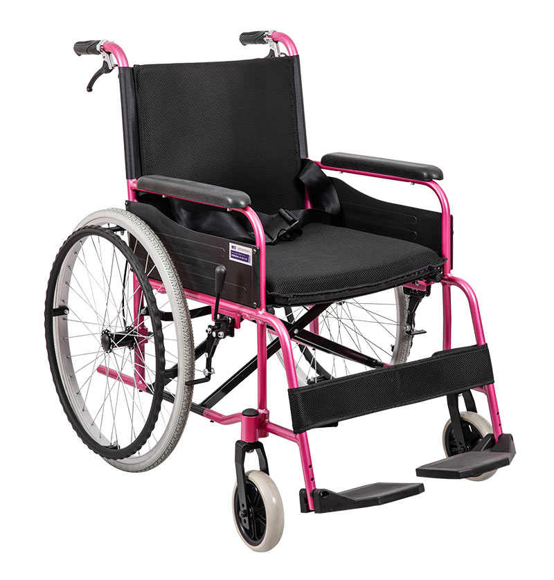 Sjukhus lättvikts manuell rullstol för äldre