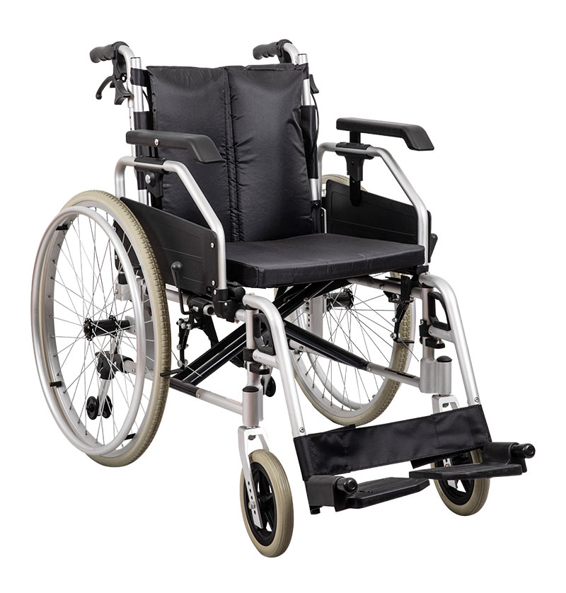 Manuell rullstol i lätt aluminiumlegering